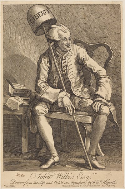 John Wilkes, Esq. od William Hogarth
