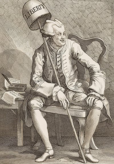 John Wilkes Esq. 1763 od William Hogarth