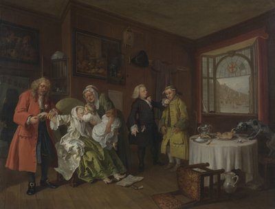 Manželství A-la-Mode od William Hogarth