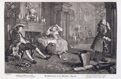 Manželství a la Mode od William Hogarth