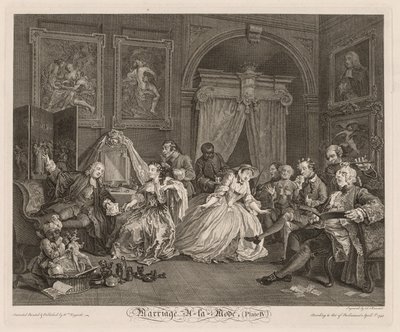 Marriage à la Mode: Toaletní scéna, 1745. od William Hogarth