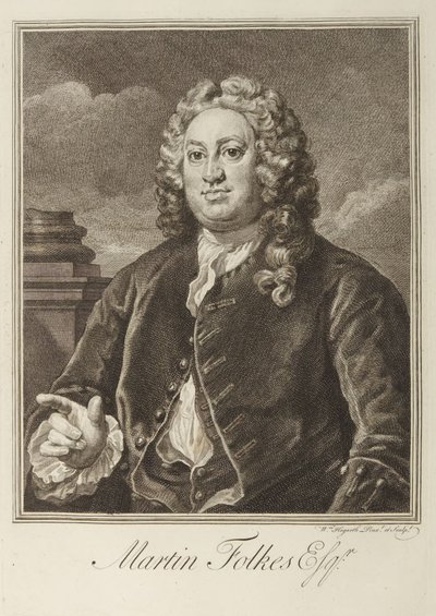 Martin Folkes od William Hogarth
