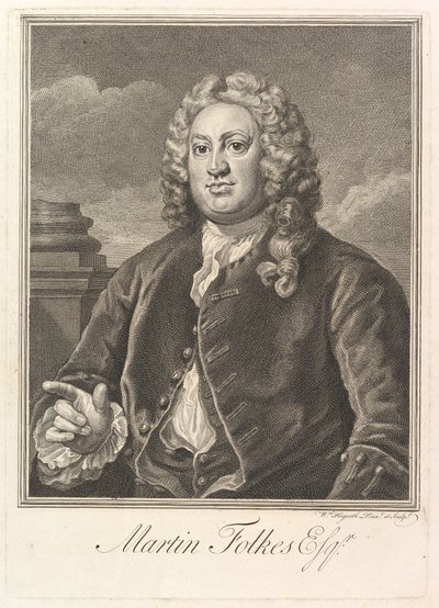 Martin Folkes, 1742. od William Hogarth