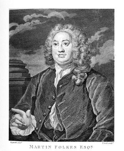 Martin Folkes esq. od Williama Hogartha od William Hogarth