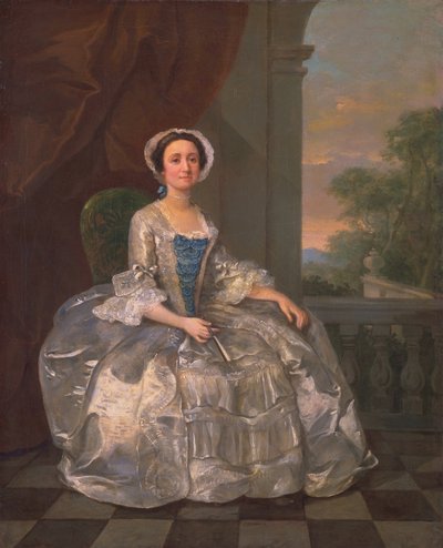 Mary Hoadly, kolem 1742 od William Hogarth