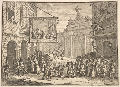 Maškarády a opery, 1724. od William Hogarth