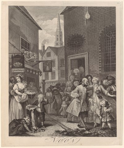 Poledne od William Hogarth