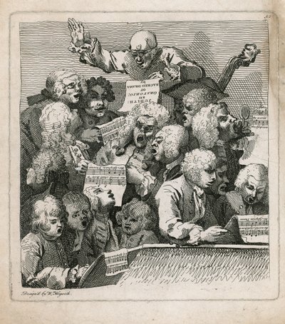 Muzikanti od William Hogarth