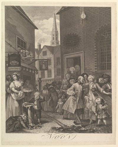 Poledne The Four Times of Day, 25. března 1738. od William Hogarth