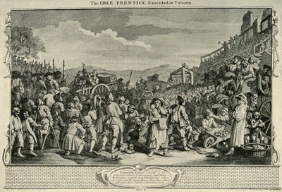 Na cestě do Tyburnu, 1747, 1925. od William Hogarth