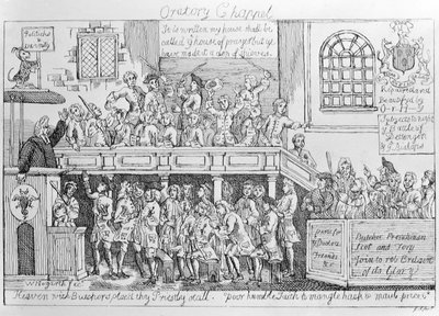 Oratorní kaple, kolem roku 1746 od William Hogarth