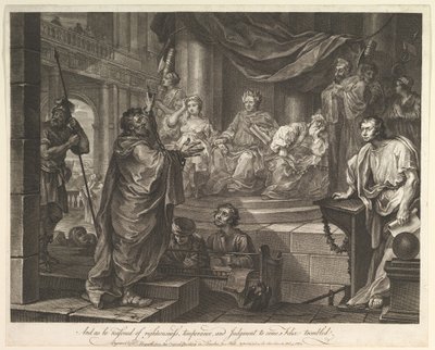 Pavel před Felixem, 5. února 1752. od William Hogarth