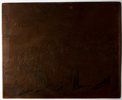 Tabule čtyři, ze série Život prostitutky od William Hogarth