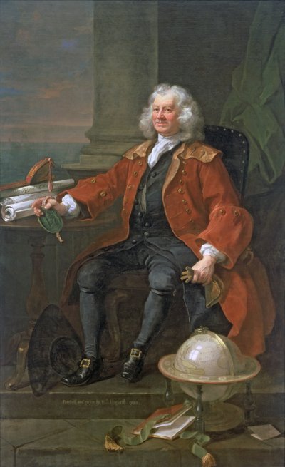 Portrét kapitána Corama (asi 1668-1751) 1740 od William Hogarth