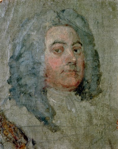 Portrét George Fredericka Händela (1685-1759) od William Hogarth