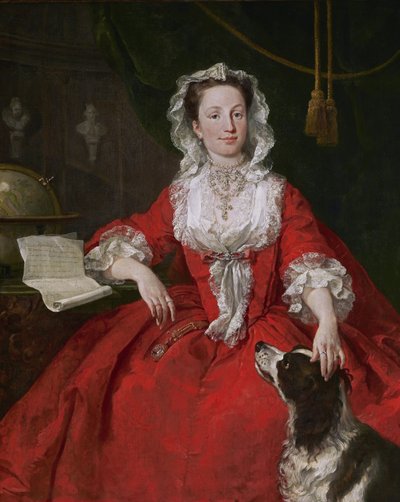 Portrét slečny Mary Edwardsové od William Hogarth
