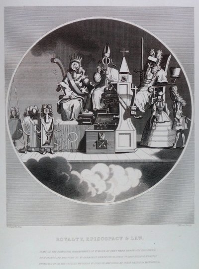 Království, biskupství a právo od William Hogarth