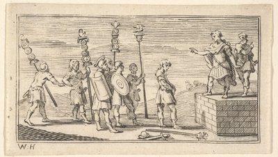 Hanebné propuštění John Beaver, Římské vojenské tresty, 1725, po 1725. od William Hogarth