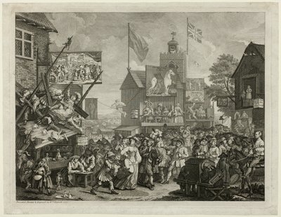 Southwarský veletrh od William Hogarth