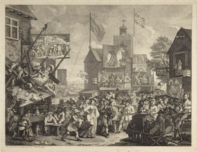 Jarmark v Southwarku od William Hogarth