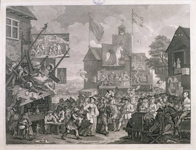Southwarský veletrh od William Hogarth