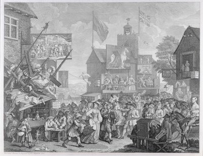 Southwark Fair, 1733 od William Hogarth