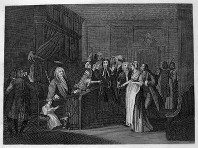 Přísahání dítěte od William Hogarth