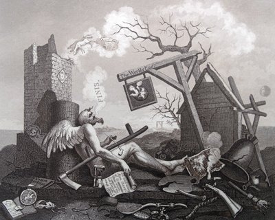 Tail-Piece nebo The Bathos od William Hogarth