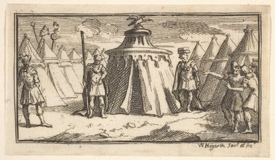 Taking Away the Military Belt or Girdle John Beaver, Roman Military Punishments, 17..., po 1725. od William Hogarth