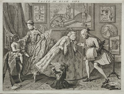 Taste in High Life, 1746. od William Hogarth