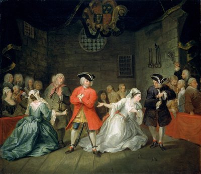 Žebrácká opera, kolem roku 1731 od William Hogarth