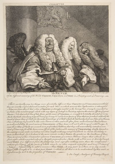 Lavička, září 1758. od William Hogarth