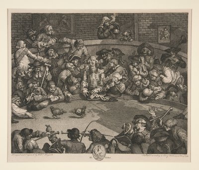 Kohoutí souboj od William Hogarth