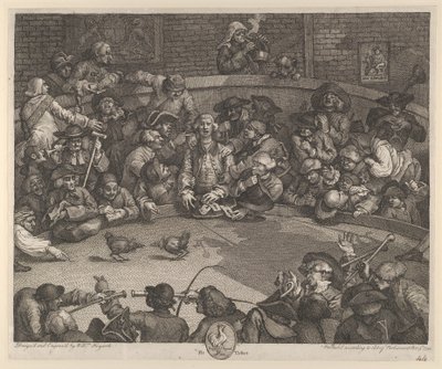 Zápas kohoutů od William Hogarth