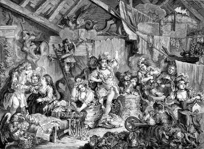 The Company of Strollers od Williama Hogartha od William Hogarth