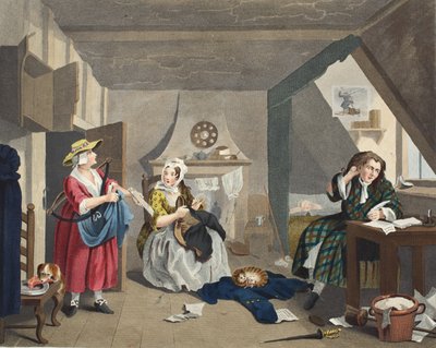 The Distressed Poet, ilustrace z 