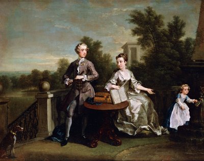 Rodina Edwardse Hamiltona od William Hogarth