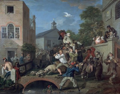 Volby IV Předsednictví poslance, 1754-55 od William Hogarth