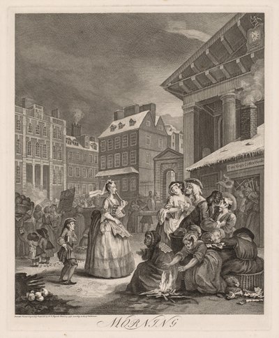 Čtyři denní doby od William Hogarth
