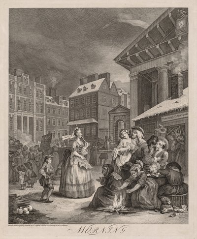 Čtyři časy dne: Ráno od William Hogarth