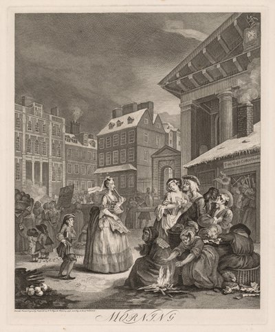 Čtyři časy dne: Ráno, 1738. od William Hogarth