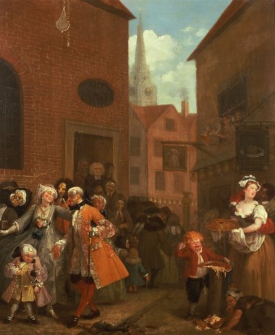 Čtyři časy dne: poledne, 1736 od William Hogarth