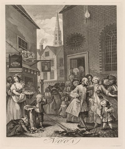 Čtyři časy dne: poledne, 1738. od William Hogarth
