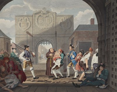 The Gate of Calais, nebo O The Roast Beef of Old England, ilustrace z 