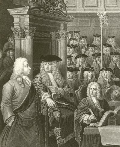 Dolní sněmovna od William Hogarth