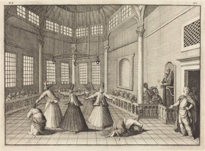 Vnitřek mešity od William Hogarth