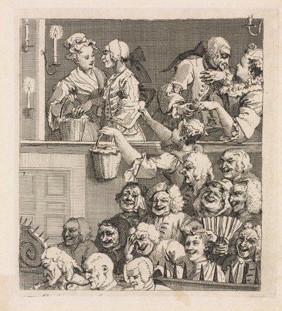 Smějící se publikum, 1733. od William Hogarth