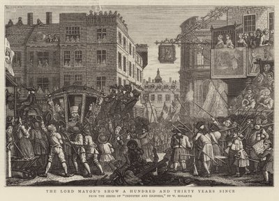 Přehlídka lorda starosty po sto třiceti letech od William Hogarth