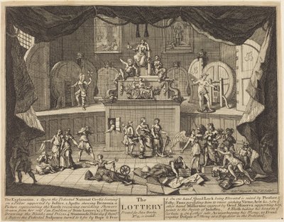 Loterie od William Hogarth