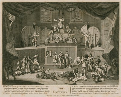 Loterie od William Hogarth